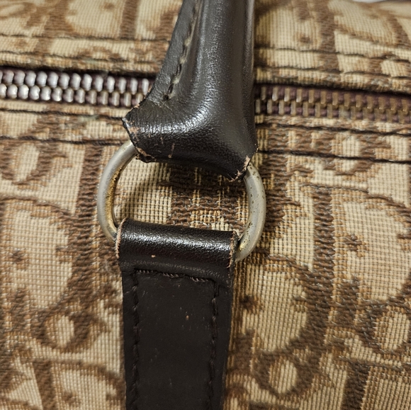 Christian Dior Brown Trotter Canvas Boston Tote Bag - Picture 8 of 16
